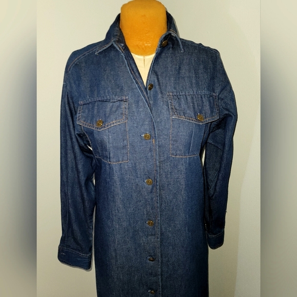 California Talls button front denim  Sz 10 🇺🇸 - Picture 5 of 15